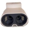 2008 Syneron Velashape Dual Connector AS62631 Adapter Splitter for 2 Handpieces