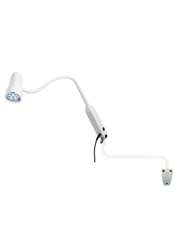 Halux LED N50-3 P SX Exam Light, Gooseneck - Wall Extension Mount