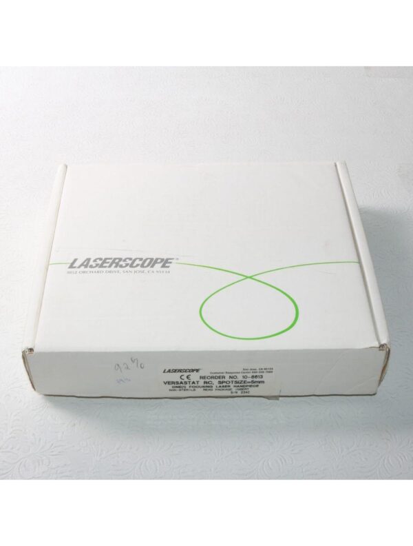 LaserScope Versastat RC 3mm Laser Fiber Handpiece Calibrates 89% 10-8612
