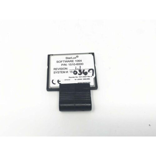 Palomar Starlux 500 Laser 1064 YAG Handpiece Software Card Version 1.1 1520-6000