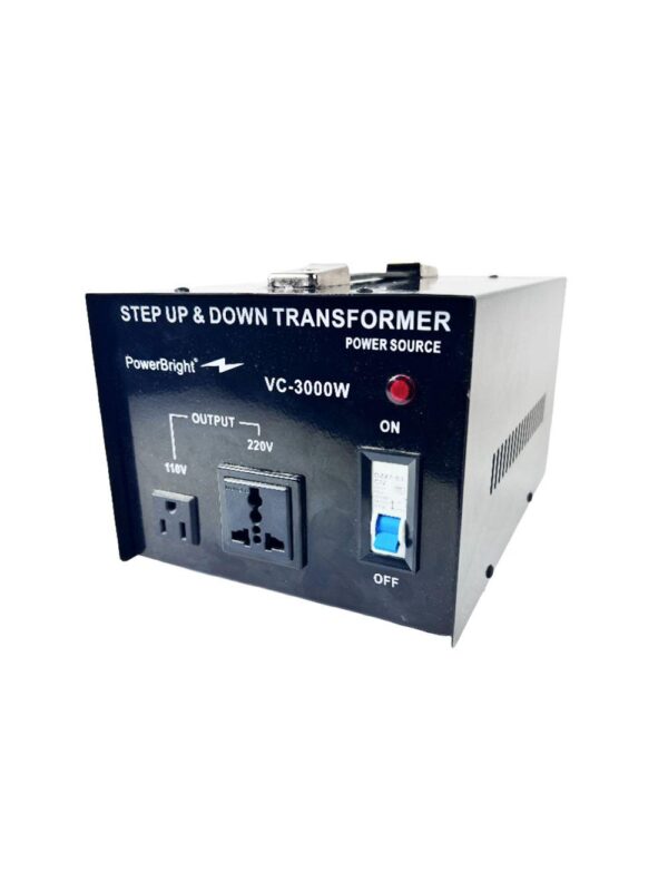PowerBright Step Up & Down Transformer Power Source VC-3000W 110V 220V