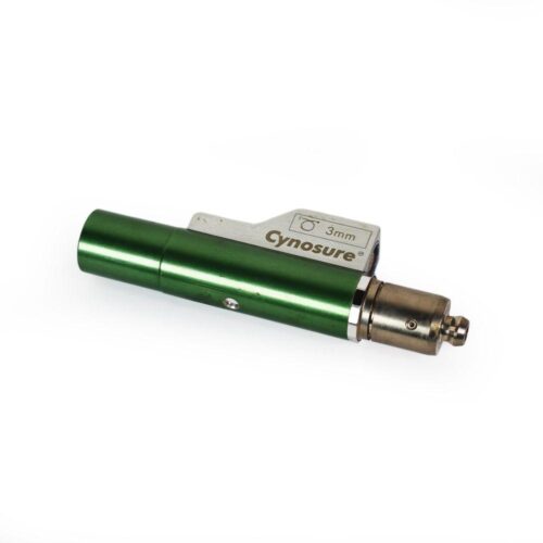 Cynosure Apogee MPX Laser 3mm Handpiece Optic Cartridge Green Pulsed Dye Part