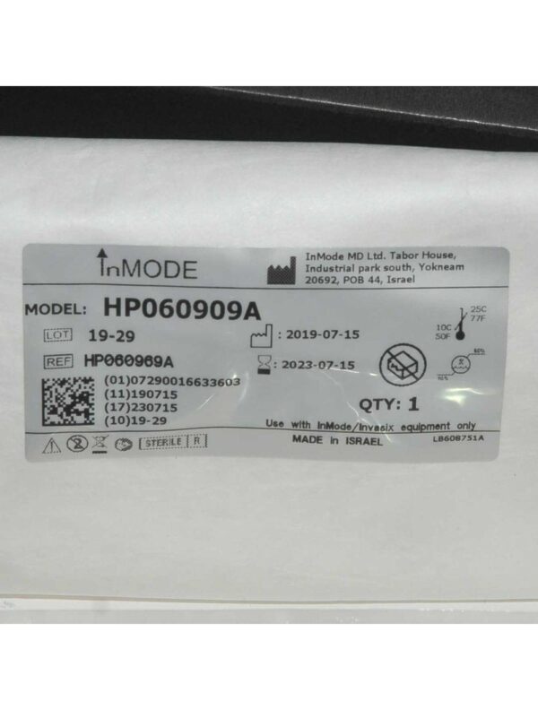 Inmode AccuTite Aviva Dual Sensor Applicator Handpiece Two Pack HP HP060909A NEW
