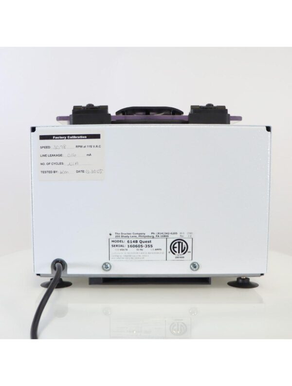 2016 Drucker Diagnostics Quest 614B Laboratory Centrifuge Single Speed 3000-RPM