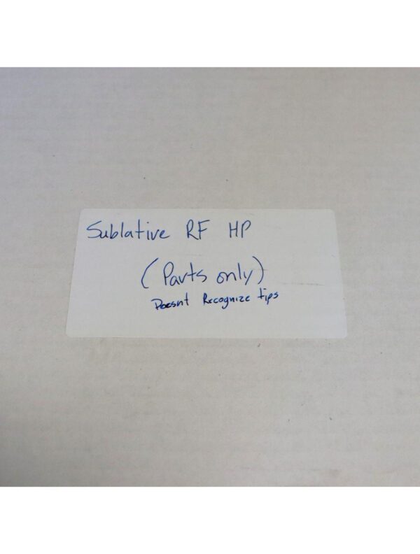 Syneron eTwo Sublative RF Applicator Handpiece HP FG70541 Parts As Is