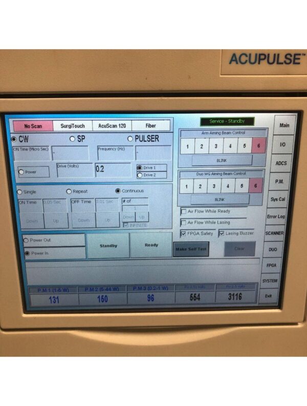 2017 Lumenis AcuPulse WG 40W CO2 Fiber Laser AccuPulse Accu Pulse FiberLase