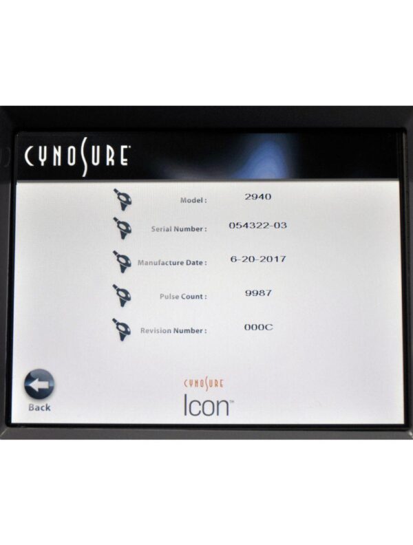 2017 Cynosure Palomar Icon 2940 Fractional Erbium Laser Handpiece 10K SHOTS TIPS