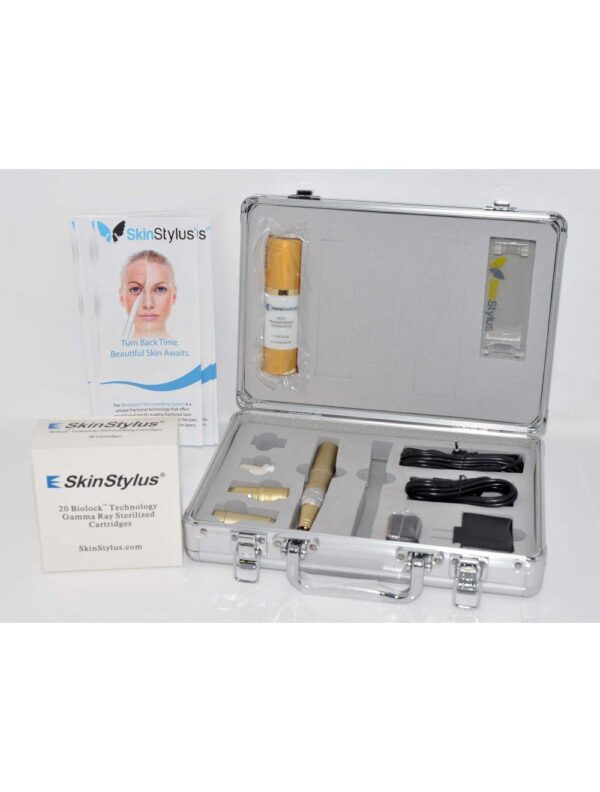 1 Pen Gold SkinStylus BioLock Microneedling Professional Kit Microneedle DEMO