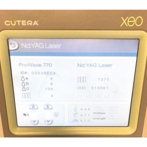 Cutera XEO ProWave 770 IPL Hair Removal Reduction Handpiece