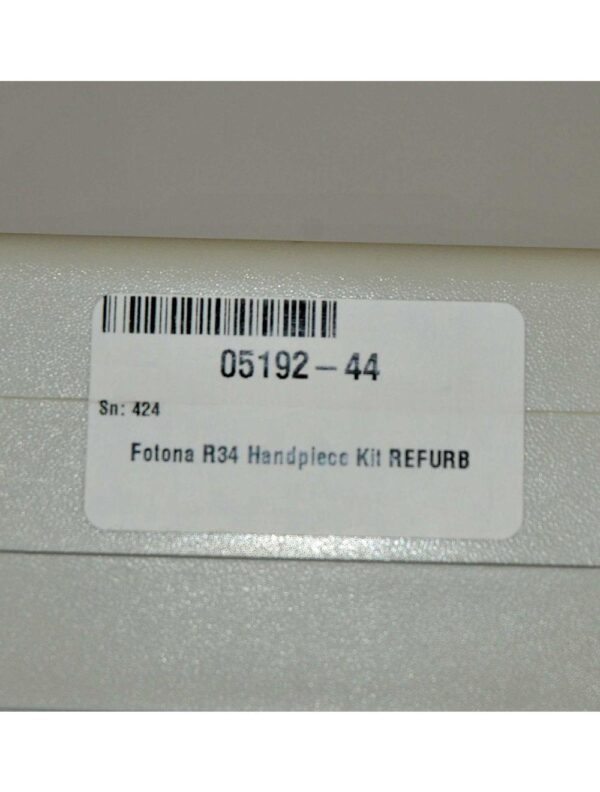 Fotona SP XS Spectro Laser R34 1064nm Nd:YAG Hair Removal Handpiece Kit 05192-44