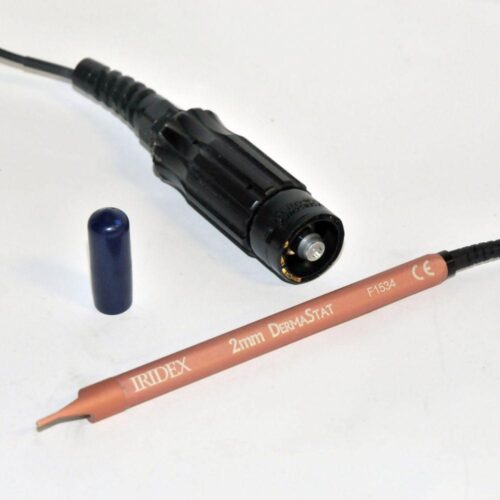 LaserScope Lyra Iridex Dermastat 2mm Aura Laser Handpiece 10-2302 F1534 Fiber