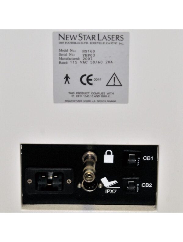 2007 New Star NS160 CoolLipo Laser Nd YAG 1320 nm Dermatology Ablation NewStar