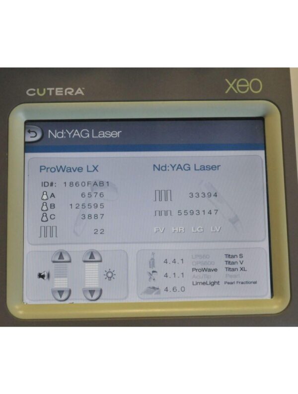 2017 Cutera Xeo ProWave LX IPL Light & Fine Hair Removal Handpiece 136K SHOTS