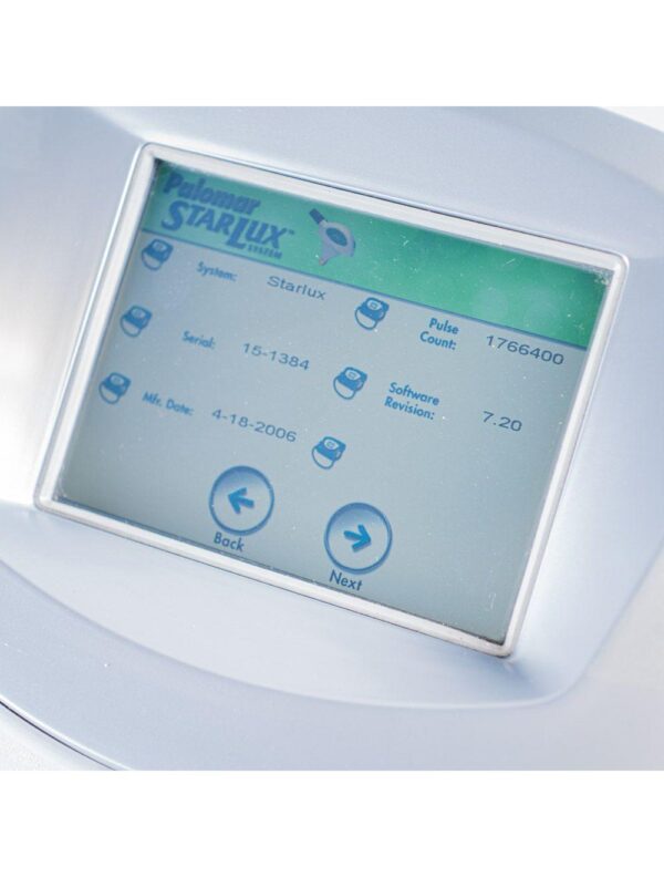 2006 Palomar StarLux 300 Laser with LuxG Handpiece Hair Removal Lesions lux G
