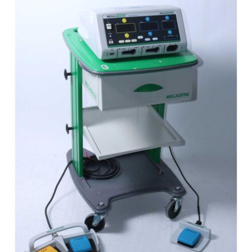 Megadyne Mega Power 1000 Electrosurgical Generator ESU Cut Coag Bipolar w/ Cart