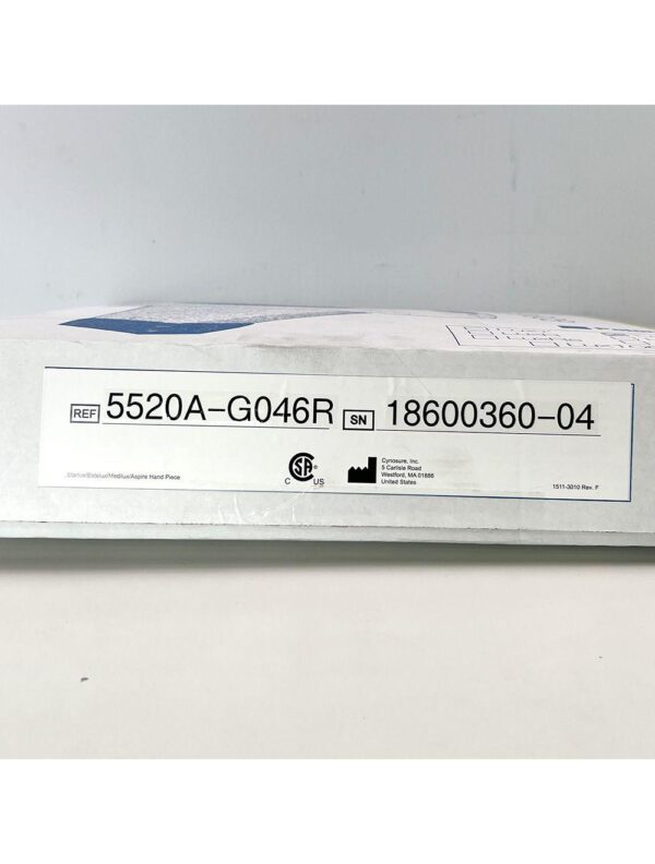 Palomar StarLux 500 MaxG Handpiece Cynosure Factory Refurbished 18600360-04 (0 Shots)