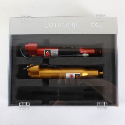 Lutronic Spectra Dye 2 Handpieces Laser Aperature 585nm 650nm Tattoo Removal