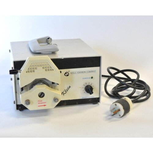 Wells Johnson Klein Peristaltic Anesthesia Infiltration Pump Single Head Console