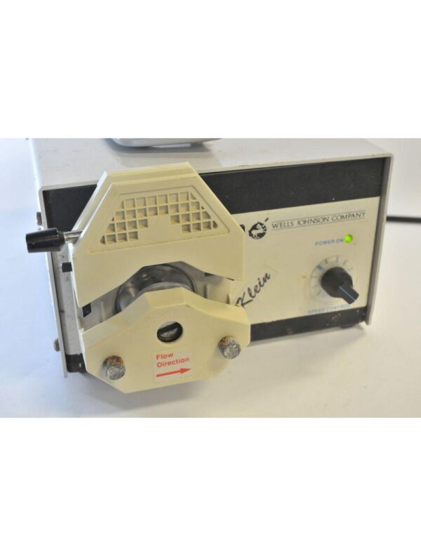 Wells Johnson Klein Peristaltic Anesthesia Infiltration Pump Single Head Console