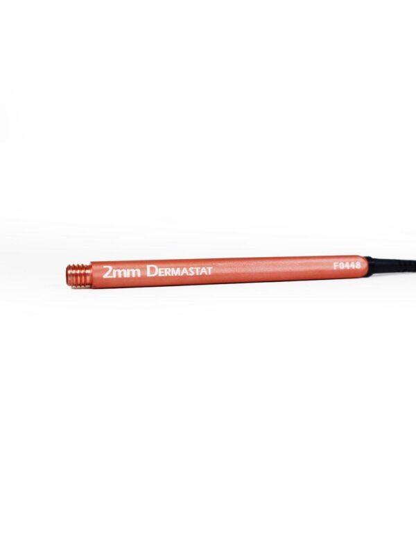 LaserScope Gemini Dermastat 2mm Pink Laser Handpiece Cable Fiber Hand Piece