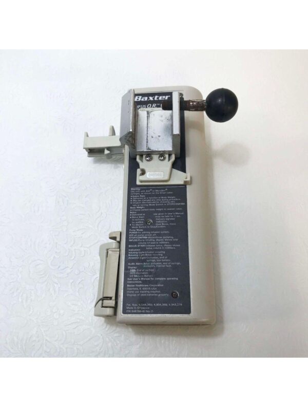 Baxter Infus OR Propofol Label 60cc IV Infusor Pump Bolus Infusion Unit