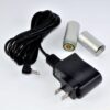 SkinStylus Microneedling Silver Pen & Battery & Charger Set 4-Pin Contact Type