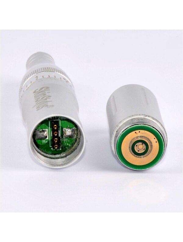SkinStylus Microneedling Silver Pen & Battery & Charger Set 4-Pin Contact Type