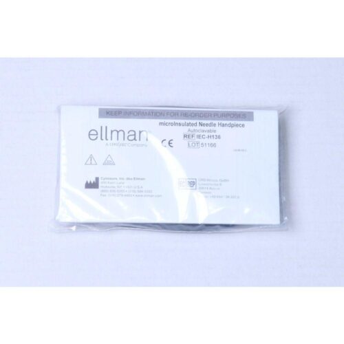 Cynosure Ellman Reusable MicroInsulted Needle Handpiece Micro Insulated IEC-H136