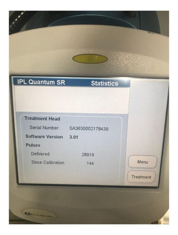 2003 Lumenis IPL Quantum Laser w/3 Handpieces Hair Removal Skin Rejuvenation