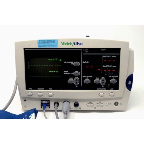 WELCH ALLYN Patient Vital Sign Monitor Series 6200 w/Blood Pressure Cuff