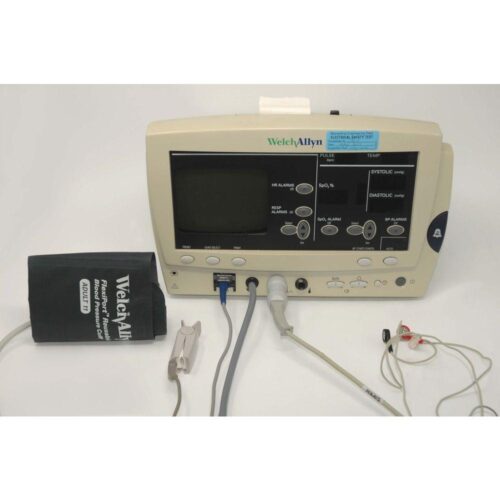 Welch Allyn Vital Signs Patient Monitor w/Blood Pressure Cuff Series 6200 EKG