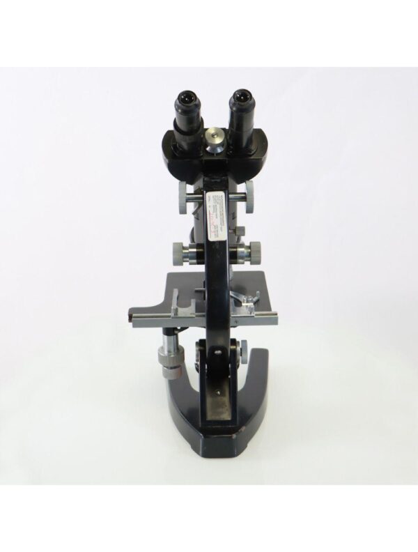 Vintage Ernst Leitz Wetziar Mirror Light Microscope Analog Coarse & Fine Focus