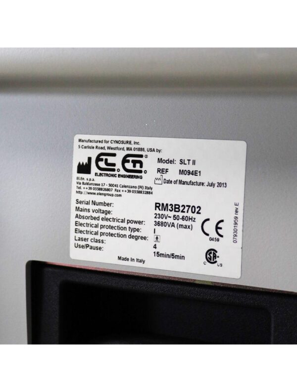 2013 Cynosure SmartLipo TriPlex SLT II PrecisionTX M094E1 System ONLY Cellulaze