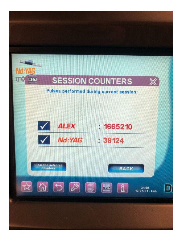 Cartessa DEKA Motus Dual Nd YAG Alex Laser 755 1064 Hair Removal Vascular 2018