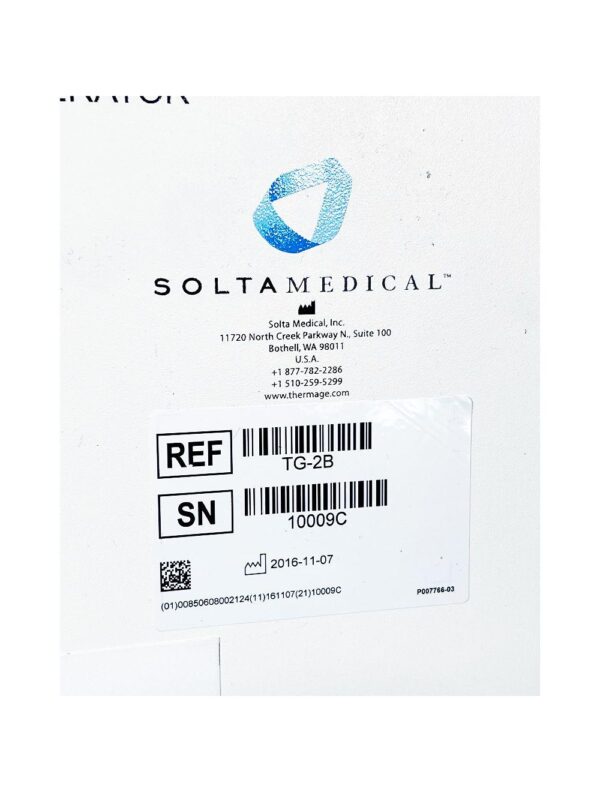 2016 Solta Thermage CPT RF Non-Invasive Skin Wrinkle Tightening System
