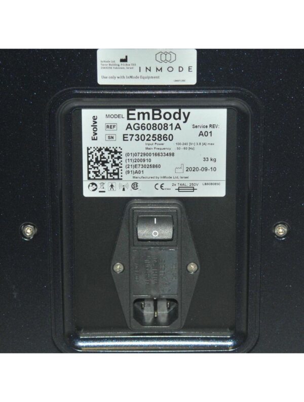 2020 InMode Evolve EmBody Body Contouring Remodel Sculpting Trim Tone Tite RF