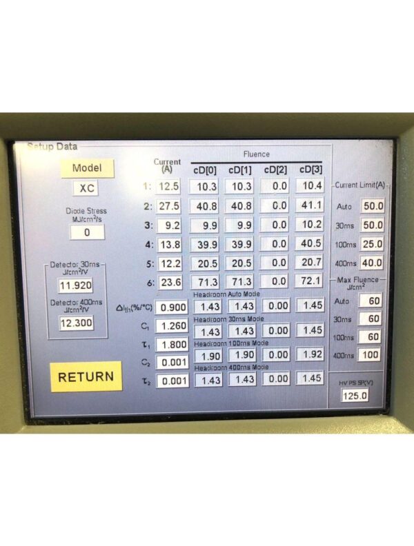 2004 Lumenis LightSheer XC Diode Laser System Light Sheer High Headroom