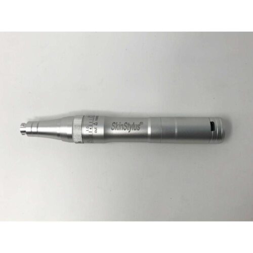 SkinStylus Microneedling Pen & Battery Set SILVER 4-Pin Contact Variable Speed