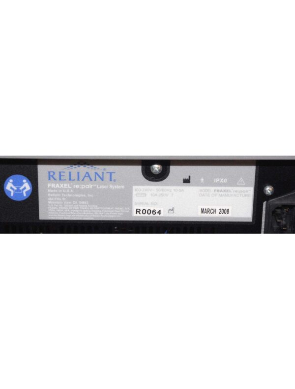 2008 Reliant Fraxel Re:Pair Fractional Ablative C02 Laser RePair Re Pair CO2