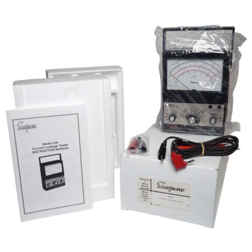 Simpson Electrical AC Current Leakage Tester Tool 228-IEC 40027 A/C Leak NEW NIB