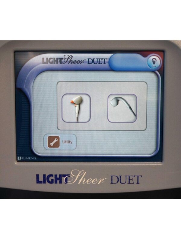 2010 Lumenis LightSheer Duet Laser ET HS 9x9mm 22x35mm Hair Removal Light Sheer