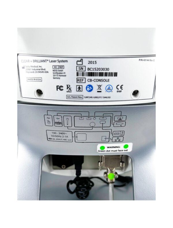 2015 Solta CLEAR & BRILLIANT 1440nm Diode Permea Fractional Laser Winkle System