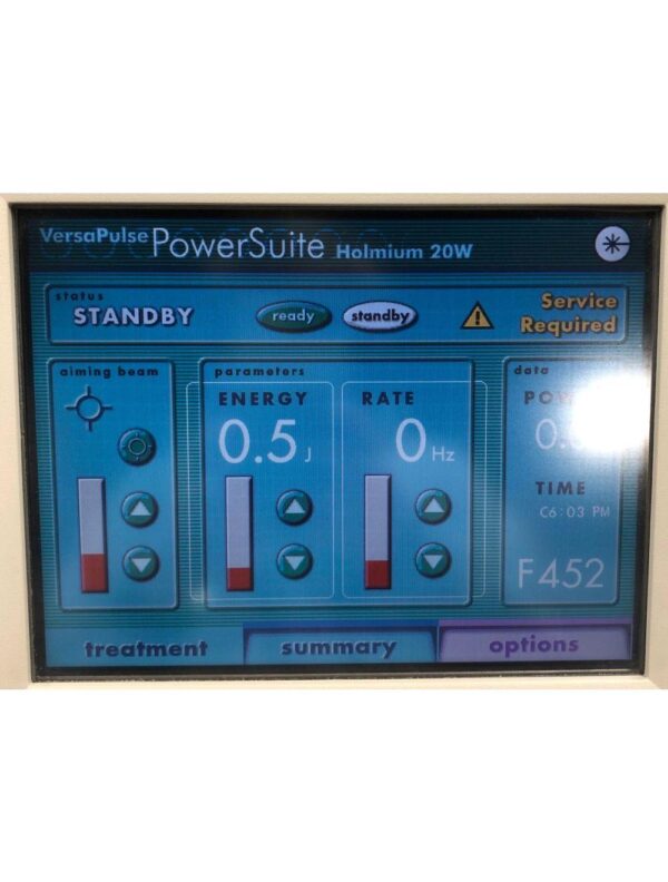 2002 Lumenis VersaPulse PowerSuite 20-Watt Holmium Surgical Laser System
