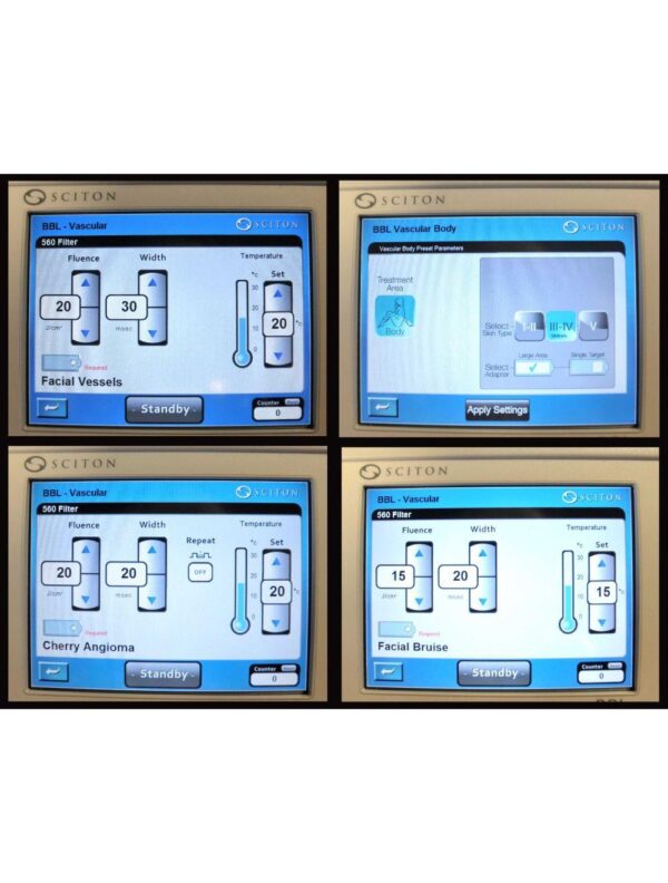 Sciton Profile BBLs Laser Broad Band Light Pigment Hair Removal Vascular Loaded