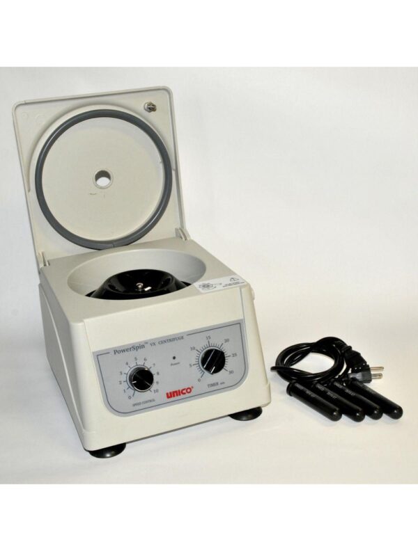 Unico Powerspin VX Centrifuge C818 Variable Speed 3400 Max RPM 6 Place Timer