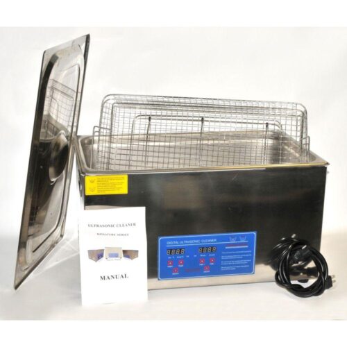 Ultrasonic Cleaner JPS-80A Digital Control LCD Stainless Steel Medical Dental