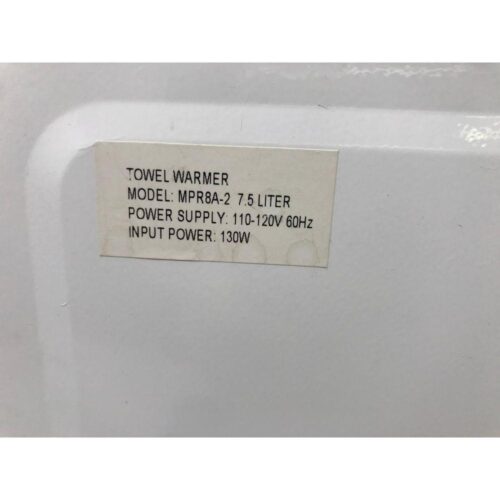 7.5 Liter Spa Salon Facial Towel Warmer MPR8A2