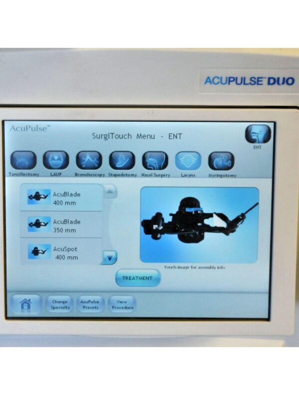 2016 Lumenis AcuPulse DUO CO2 Laser SilkLaser Scanner AcuScan 120 SurgiTouch