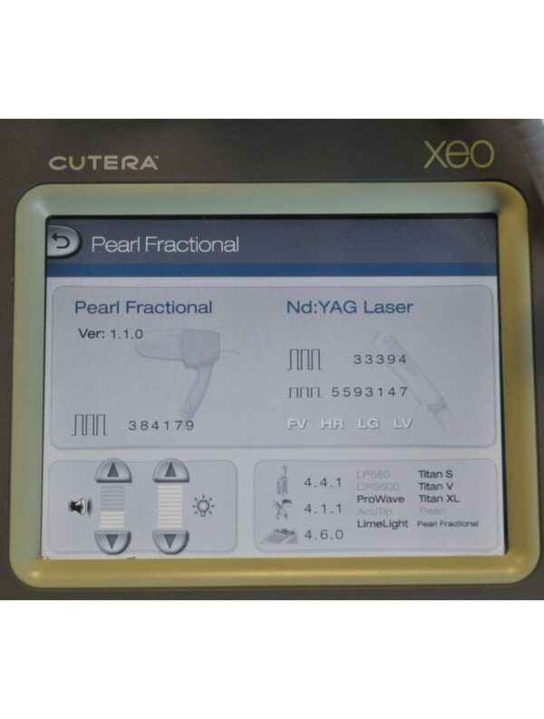 2008 Cutera XEO IPL Laser Nd YAG 1064 Prowave LX Limelight Hair Removal LOADED!