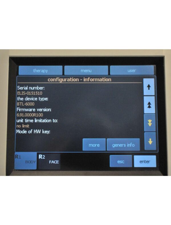 2010 BTL Exilis Elite Radio Frequency 120 Watt Facial Body Contour Skin Wrinkles